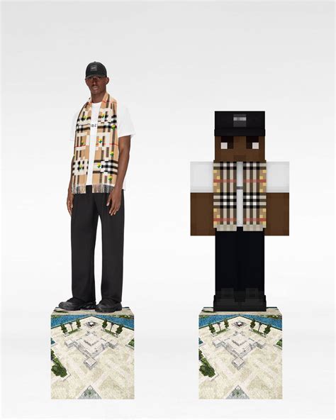 burberry x minecraft pop up.